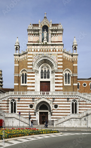 Capuchin church - church of Our Lady of Lourdes in Rijeka. Croatia