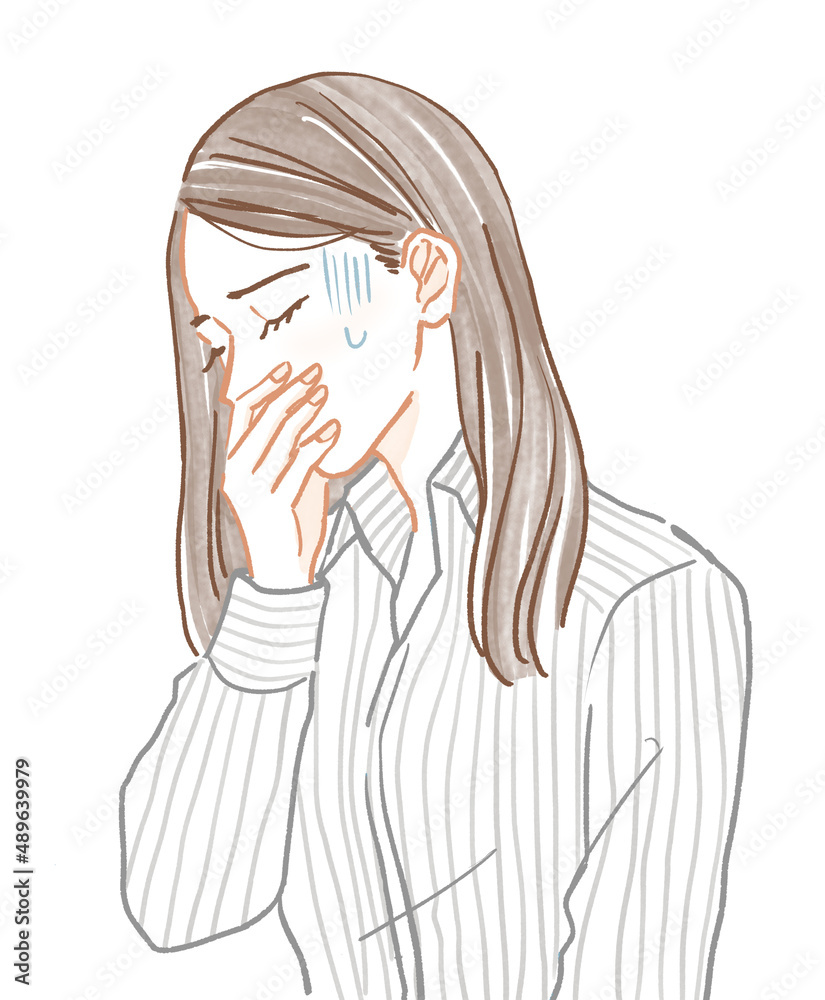 体調不良で吐き気がある女性のイラスト Stock Illustration Adobe Stock 体調不良で吐き気がある女性のイラスト Stock Illustration Adobe Stock