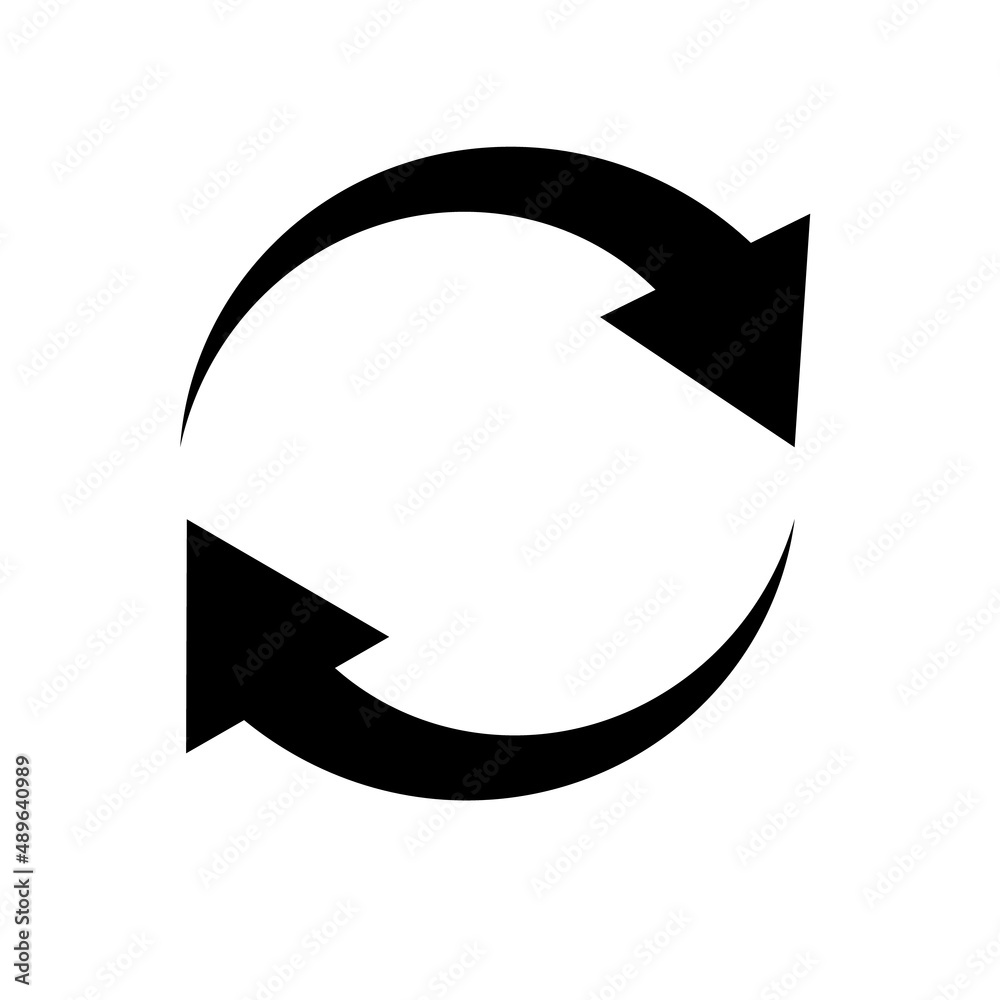 Synchronization icon. Refresh and reload icons. Vector. Synchronization icon. Refresh and reload icons. Vector.