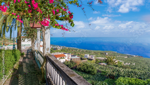 Quadro em tela Landscape with north coast of La Palma, Canary Islands, Spain.