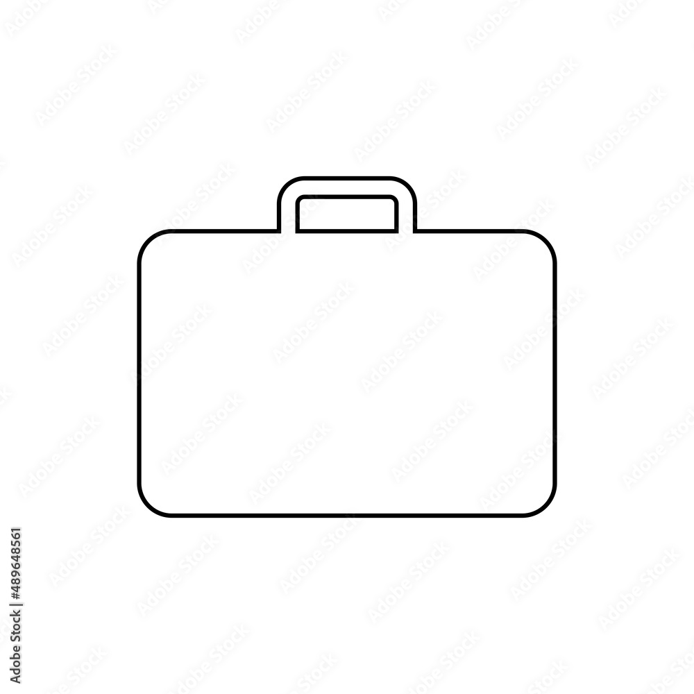 Briefcase icon in line style Briefcase icon in line style