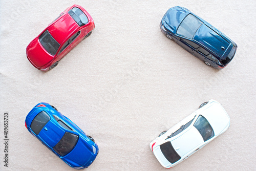Wallpaper Mural there are 4 cars Torontodigital.ca