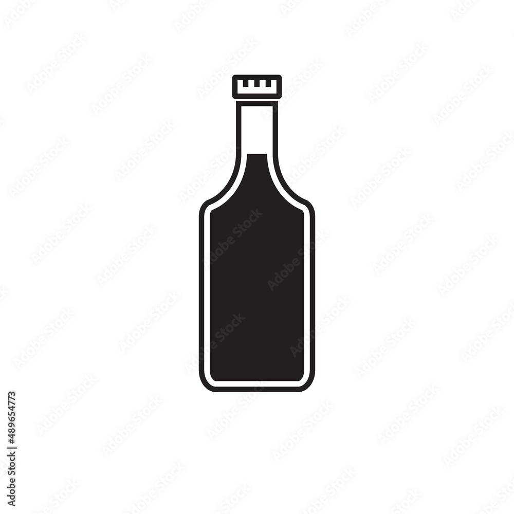 flat bottle icon vector illustration flat bottle icon vector illustration