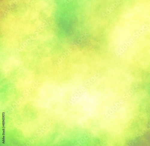Bright acid yellow green lime sunny color grunge texture with blur and background transition suitable for textile banner template or website
