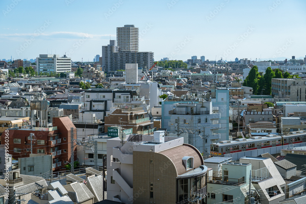 東京の風景；品川から見る都心の風景０１