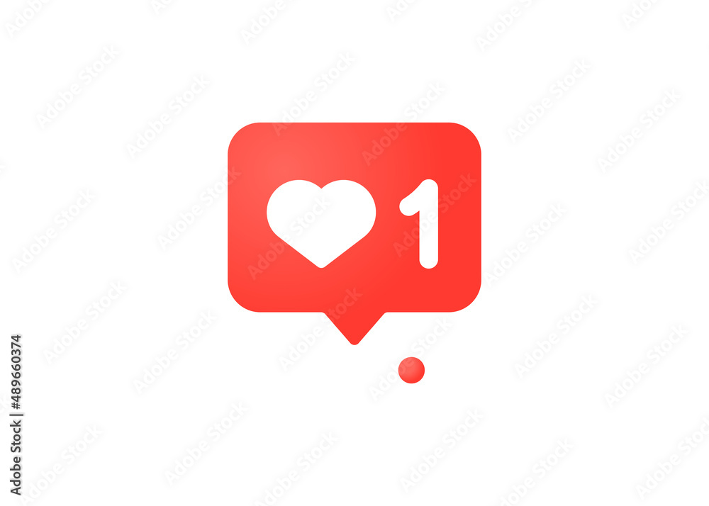 Like icon isolated on white background. Concept of social networks. Like icon isolated on white background. Concept of social networks.