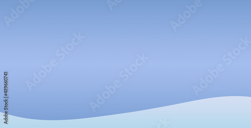 Soft Sky Blue Gradient Background with White and Blue Wave Design.