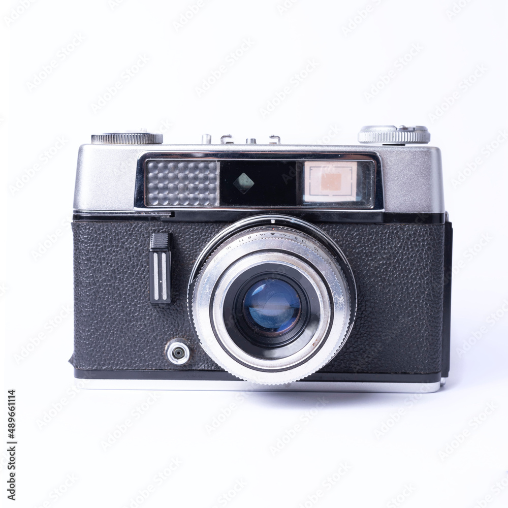 vintage film camera. point and shoot camera