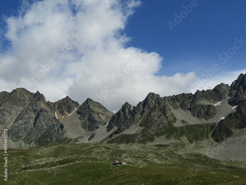 nuvole tra le vette