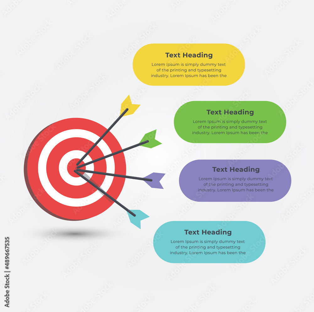 Target infographic Illustration