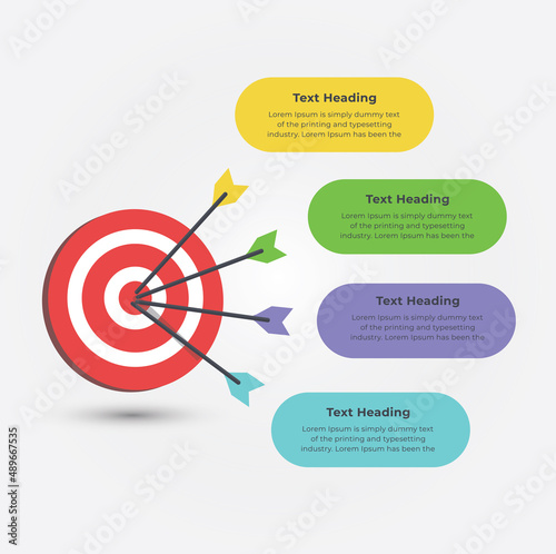 Target infographic Illustration