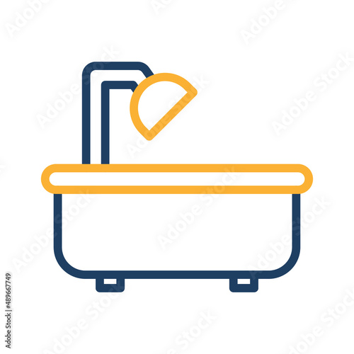 Shower bath Vector icon which can easily modify or edit

