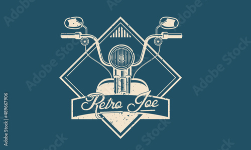 retro motocycle design