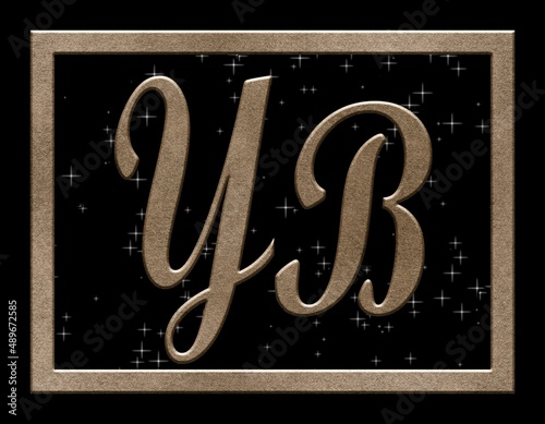 Signature YB , crystal
