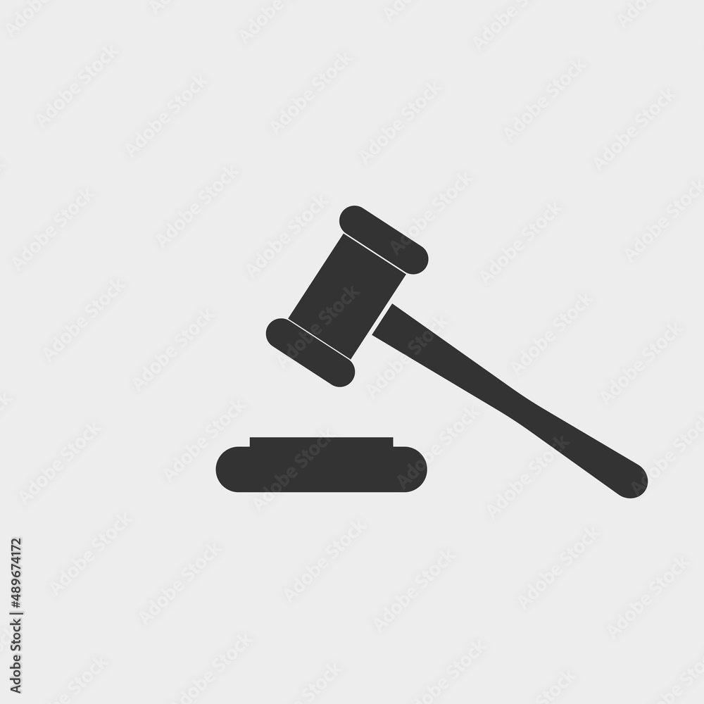 Law vector icon illustration sign Law vector icon illustration sign
