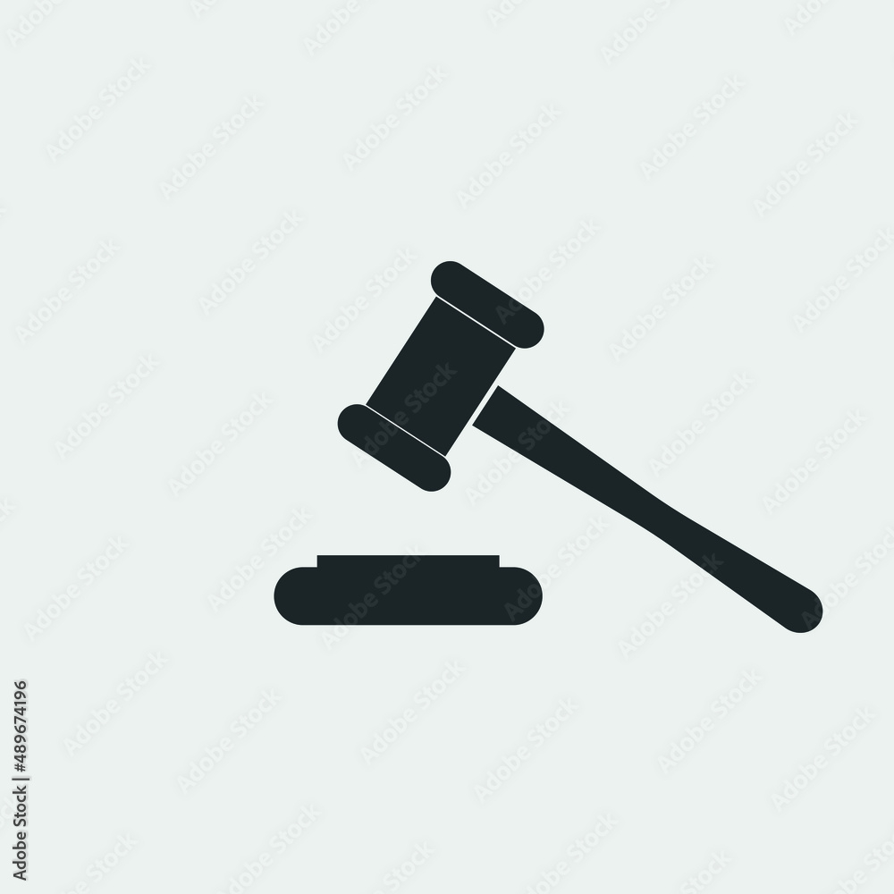 Law vector icon illustration sign Law vector icon illustration sign