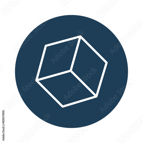 Foto 3d Box Vector icon which can easily modify or edit