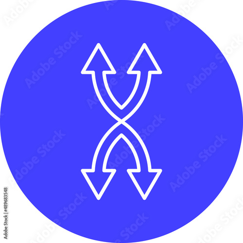 Opposite Arrow Icon Style