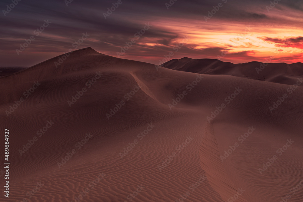 desert sand sunset
