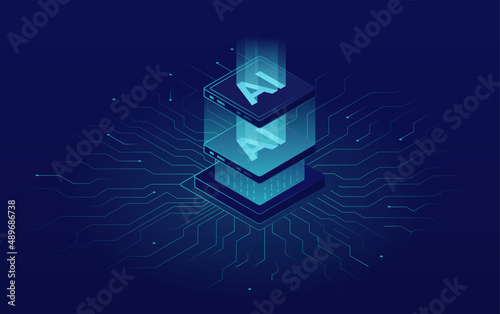 Artificial intelligence concept