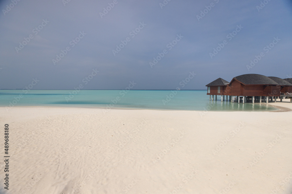 Amazing beach in the Maldives. Day time