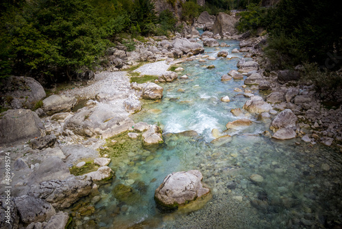 mountain's river in Albania