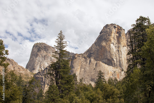 Autumnal natural landscape from Yosemite National Park, California, United States