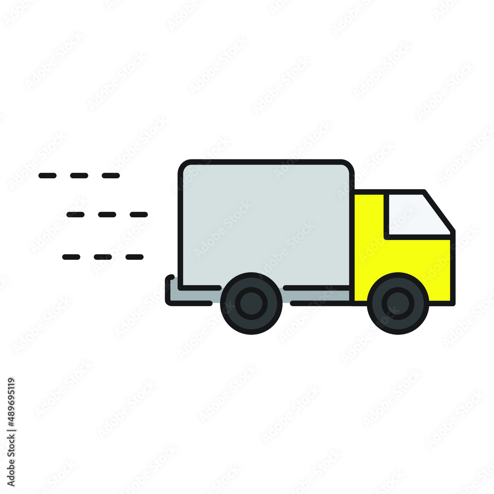 truck delivery icon for website, symbol, presentation truck delivery icon for website, symbol, presentation
