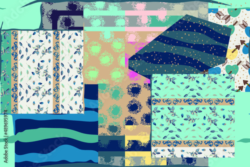 seamless pattern with kintsugi, vector designe for paper, fabric and other surface