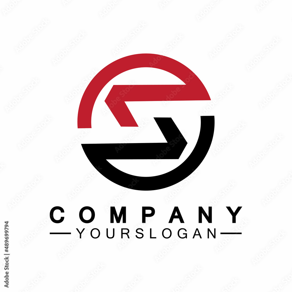 Letter S Circle Logo Vector Design Template Letter S Circle Logo Vector Design Template