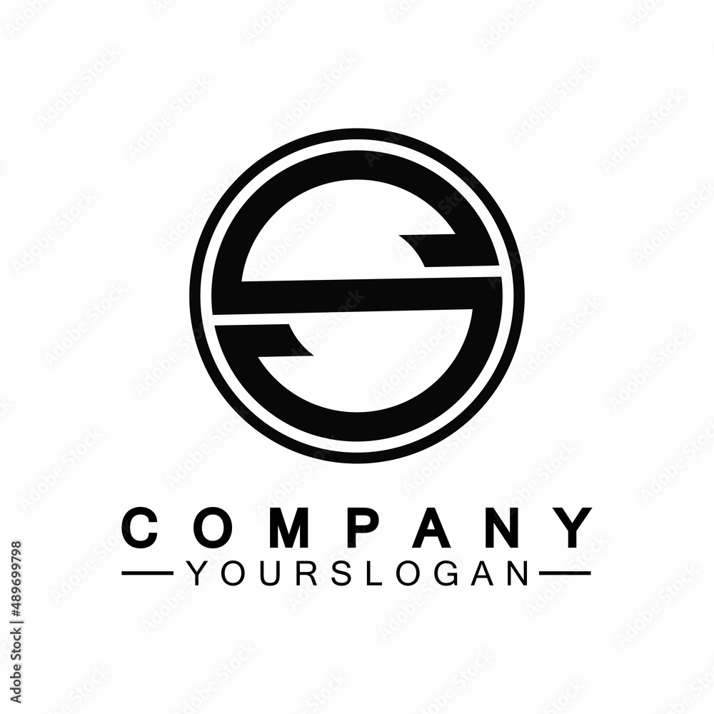 Letter S Circle Logo Vector Design Template Letter S Circle Logo Vector Design Template