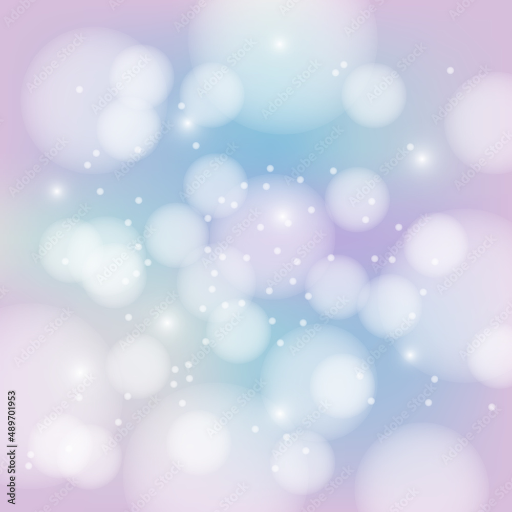 Abstract violet bokeh background. Vector illustration.
