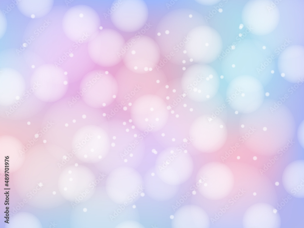 Abstract violet bokeh background. Vector illustration.