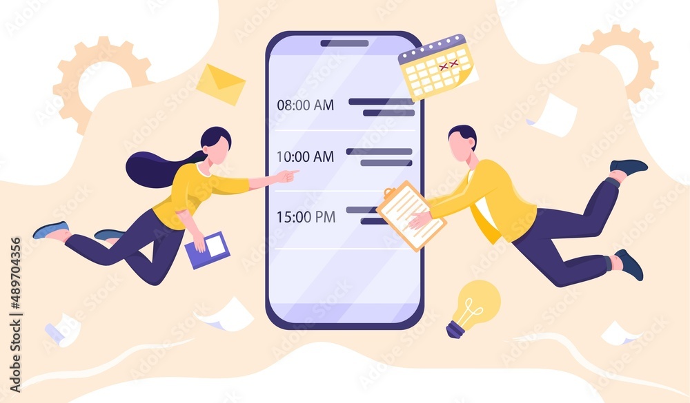 Time program concept Time program concept
