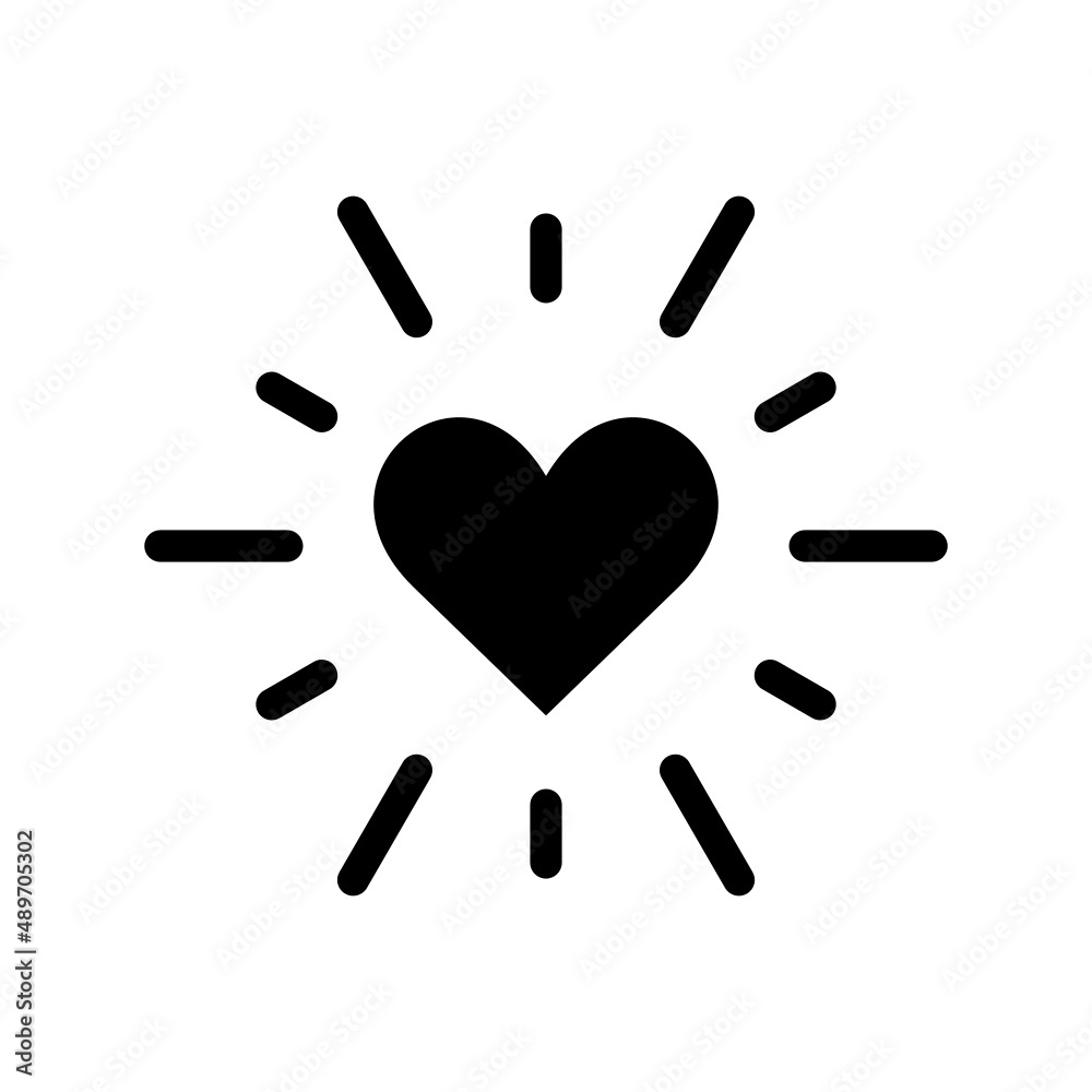 Love Icon Vector Illustration Love Icon Vector Illustration