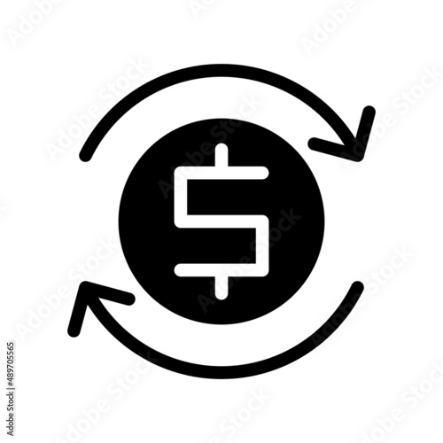 Reload Money Icon Vector Illustration