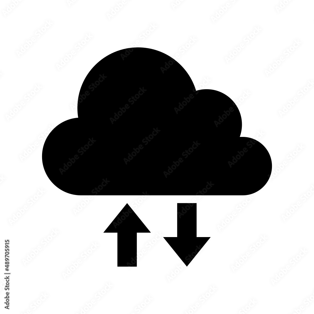 Cloud Computing Icon Vector Illustration Cloud Computing Icon Vector Illustration