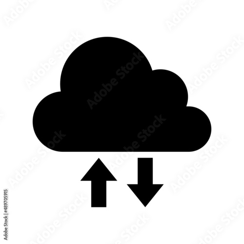 Cloud Computing Icon Vector Illustration