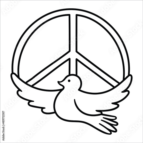 pigeon, graphic, freedom, vector, agreement, anti-war, bird, country, doodle, dove, emblem, friendship, international day of peace, no war, pacifism, peace, reconciliation, symbol