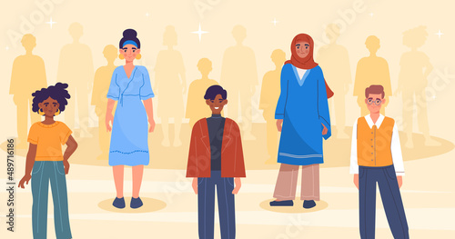 Multicultural Friendship concept