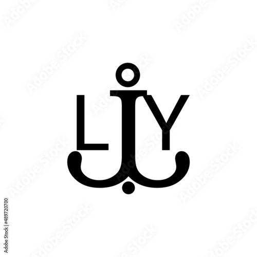 LY anchor logo with initial letter photo