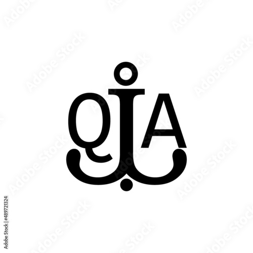 QA anchor logo with initial letter