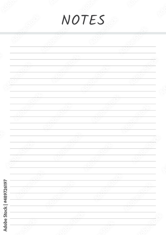 Digital Notes Sheet. Digital Notes Sheet.