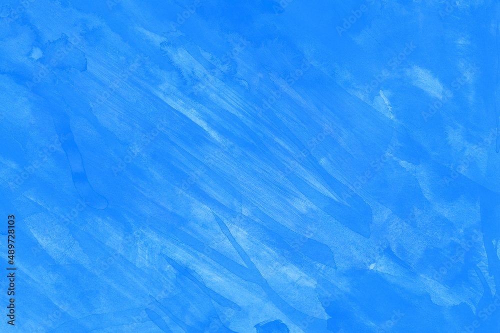 青色の水彩テクスチャ背景