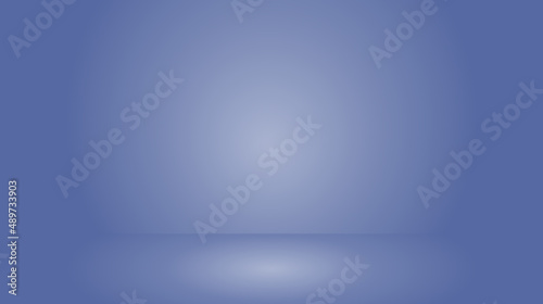 Blue abstract background. Blank empty space room for showing. Podium stage blue for product display. Light background display product design. Vector gradient  texture.