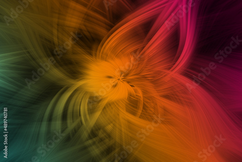 Abstract wallppaper background flower feather smoke  photo