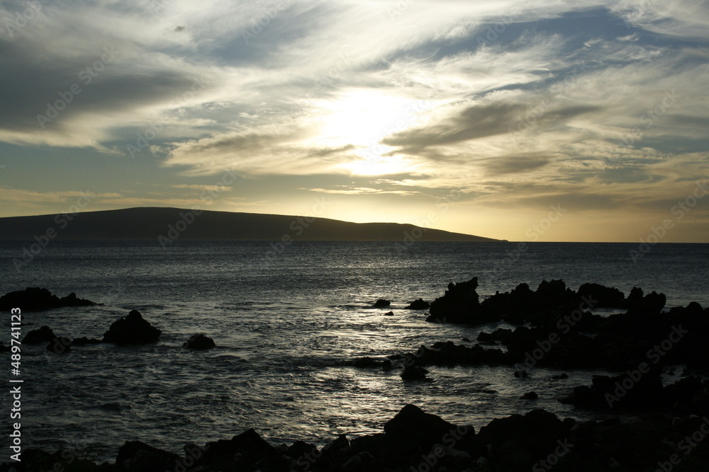 Fototapeta premium sunset at the beach