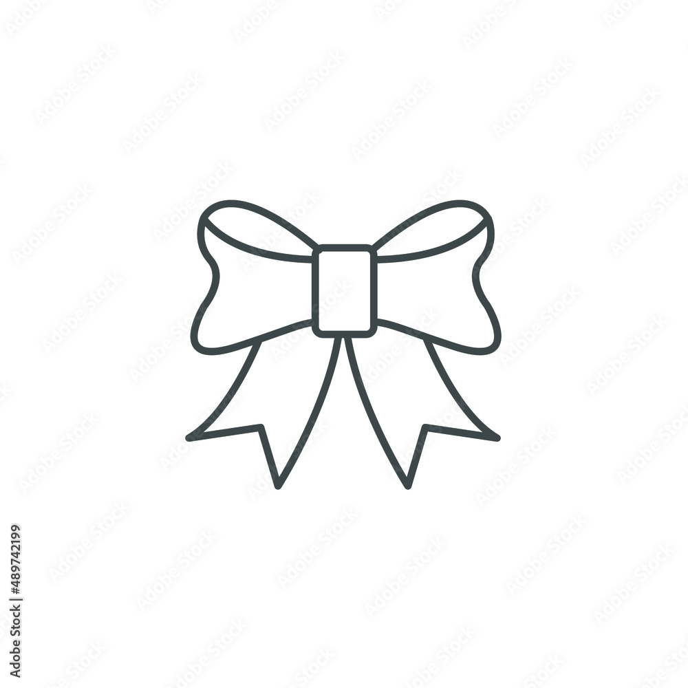 Bowknot icons symbol vector elements for infographic web Bowknot icons symbol vector elements for infographic web