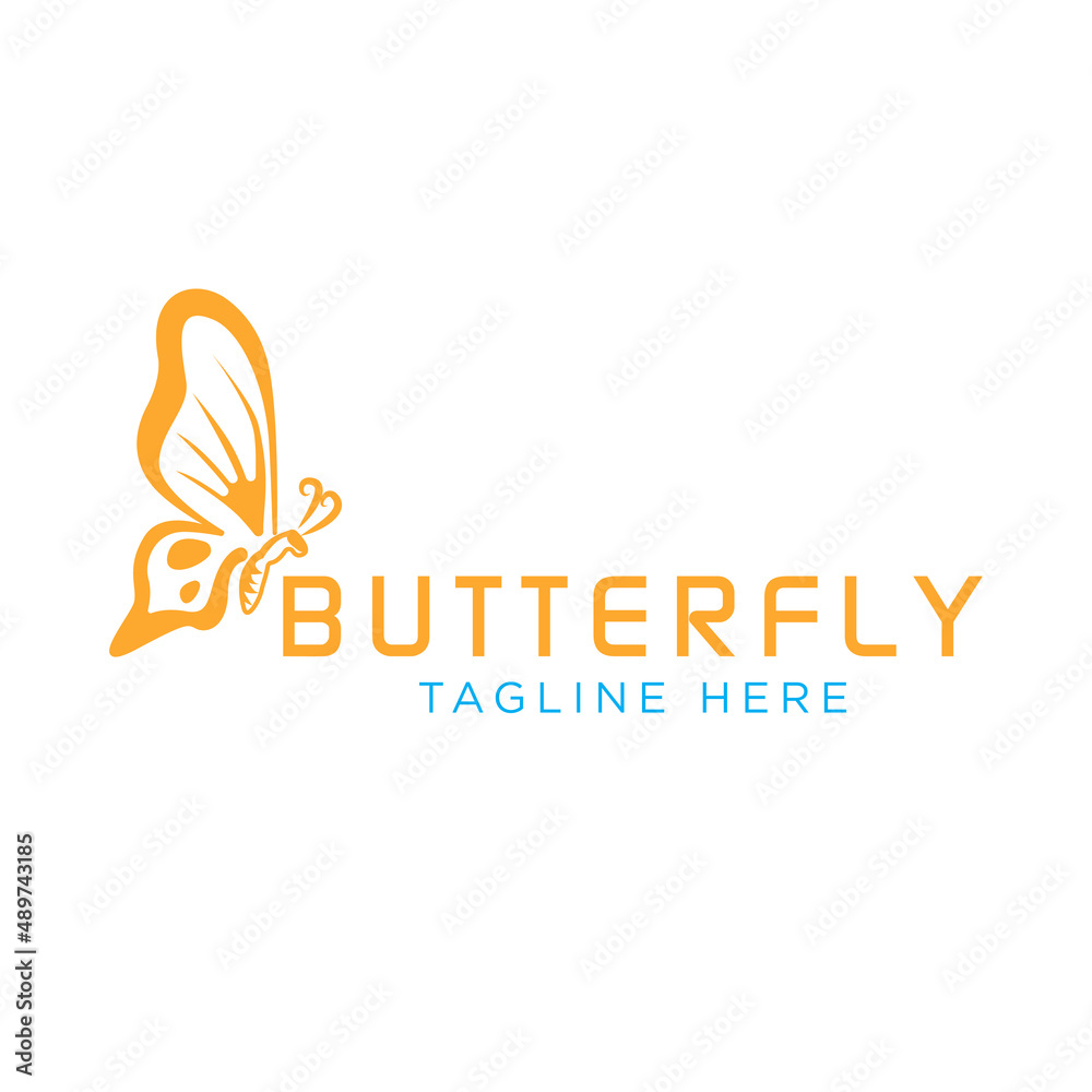 Butterfly Logo Vector.