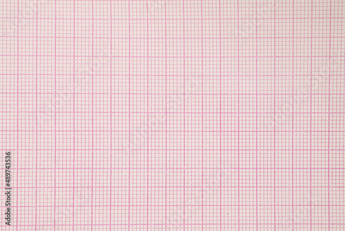 Obraz na płótnie Pink graph paper texture and background w salonie